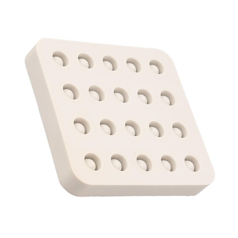 Silicone Bee Cell Cup Mold 4-Row Queen Bee Rearing Mold Silicone Mold Beekeeping Supplies