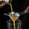 1PC Cocktail Strainer Stainless Steel Tea Strainers Conical Food Strainers Fine Mesh Strainer Practical Bar Strainer Tool Filter