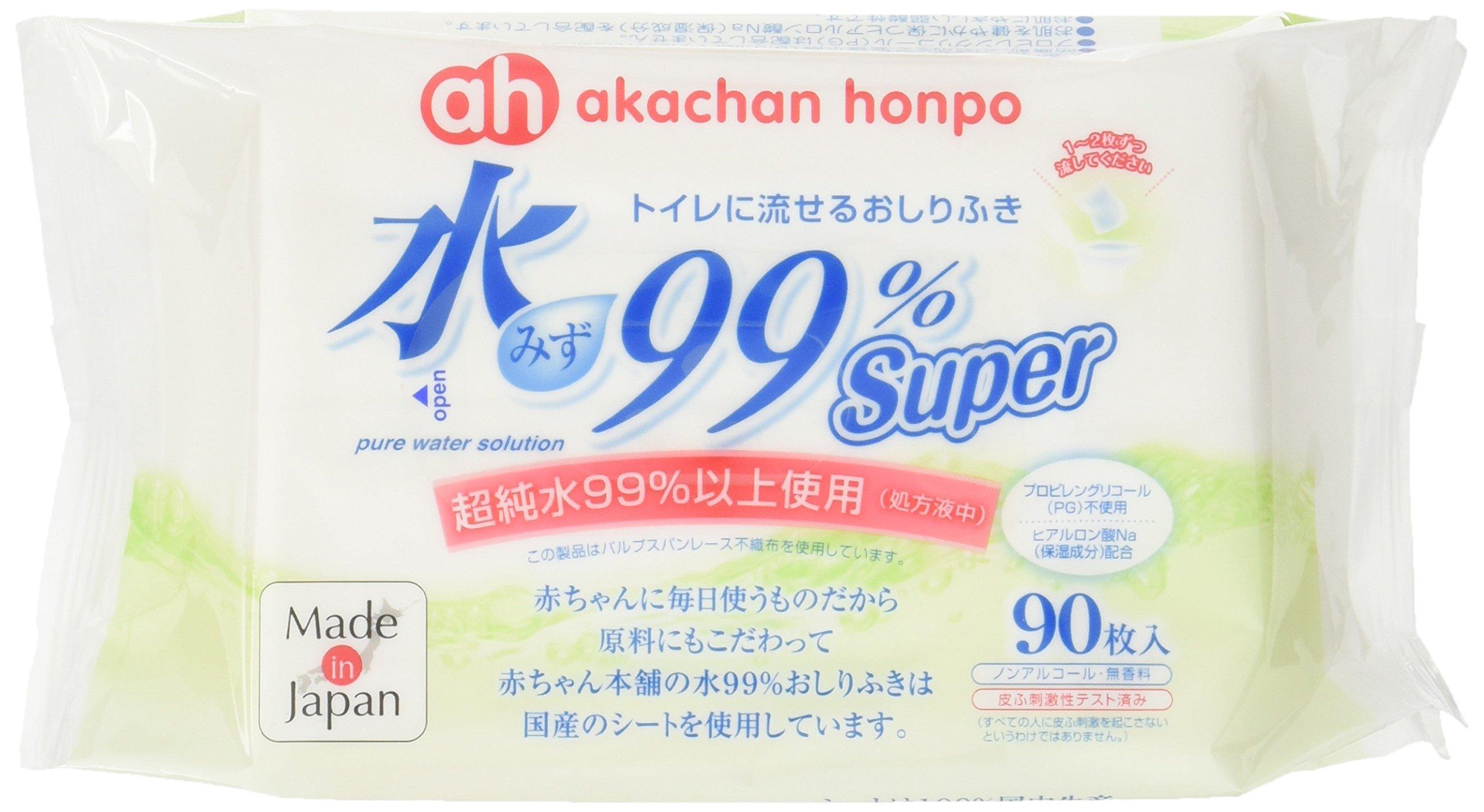 Суперсмываемые 90 листов x 12 упаковок Влажные салфетки, [sm0424]