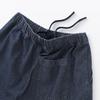 MUJI Washed Denim Easy Tapered Dark Size BE1VNA6S Women's Pants, Navy, S,
