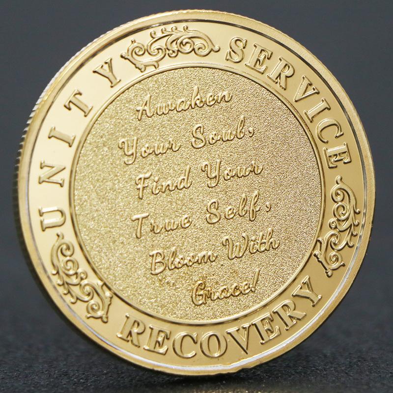 Pink Lady Rose Love Commemorative Coin, Valentine's Day Gift, Gold and Silver Plated, Commemorative Medal, Coin, Christmas gift, Stocking stuffers