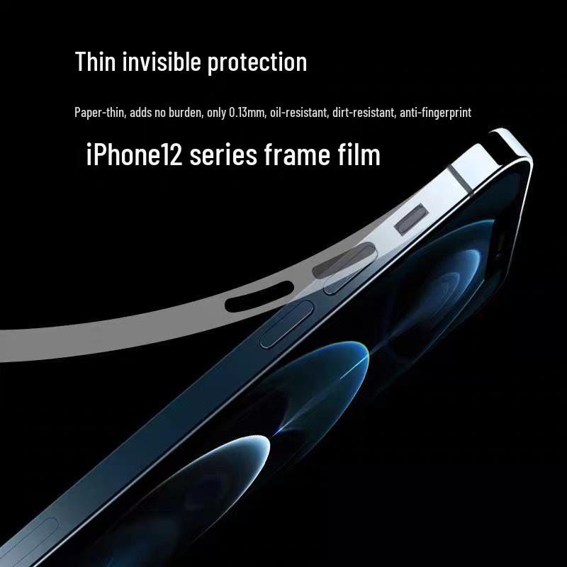 iPhone 16 Plus Hydrogel Frame Film for Apple 15 Pro Max - HD Matte Side Sticker