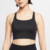 Nike Swoosh Luxe Solid Medium Support Sports Bra Tank Women Sports Bra Black CJ0545-010