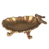 Jewelry Tray Decorative Zinc Alloy Accessory Dish for Vanity Display and Bedside Catchall, Vintage Style Storage Dish for Small Jewelry