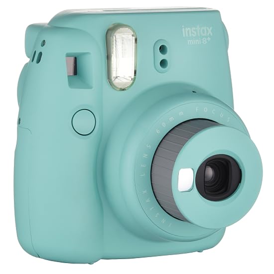Fujifilm Instant Camera Cheki Instax Mini 8+ with Close-up Lens and Genuine Hand Strap, Mint, INS MI