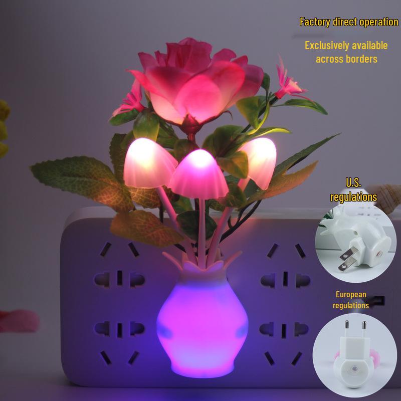 Multi-Color Changing Sensor Vase Night Light (EU/US Standard)
