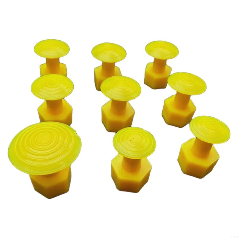 Y4UA 9pcs Dent Removal Pulling Dent Puller Dent Repair Tool Damage Removal Tool Auto Maintenance Tool