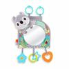 Crib Mirror with Hanging Toys Sensory Toy Soft for Infants, Newborns