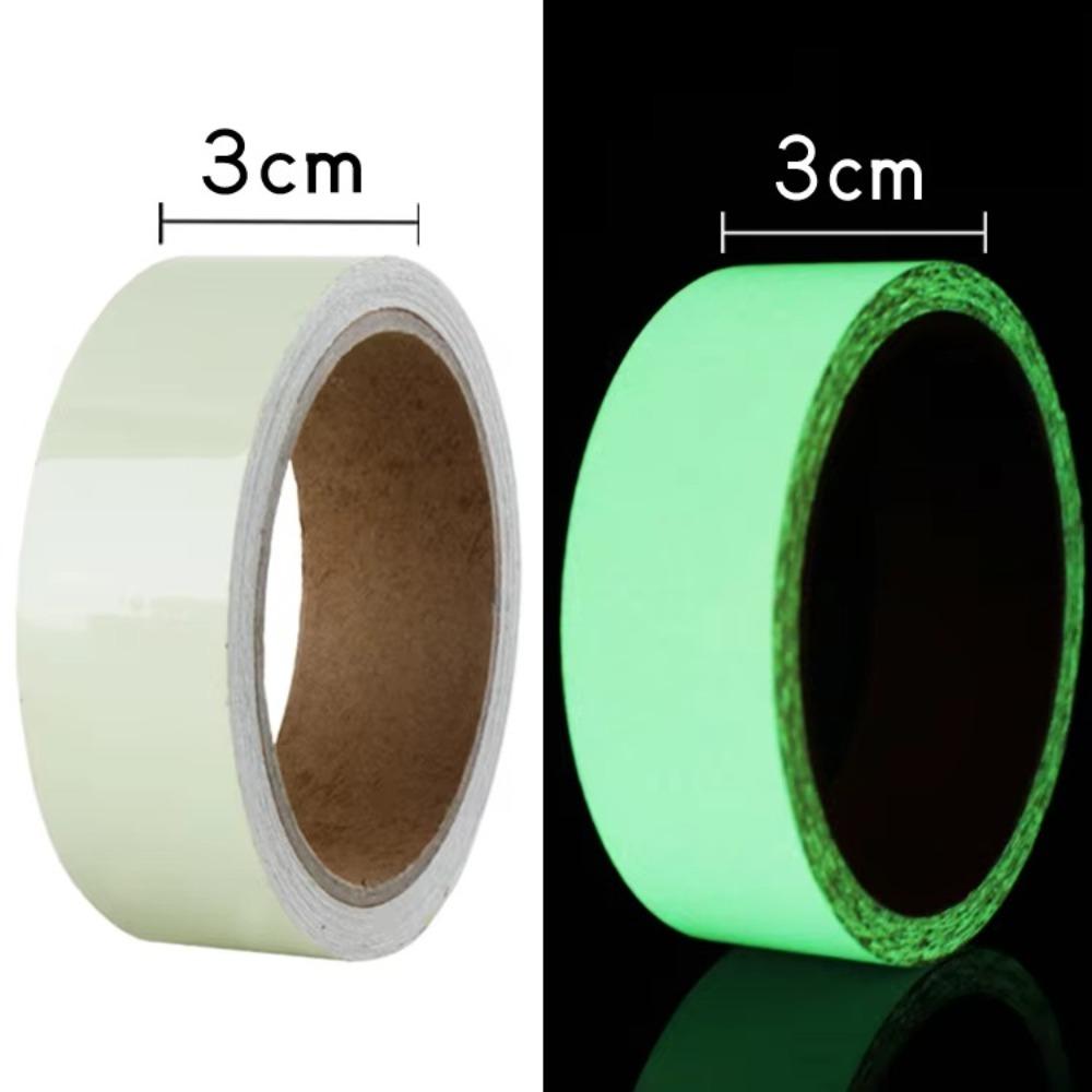 3 Meters Fluorescent Stickers Tape Green Glowing Stickers Glow In The Dark Tape  Staircase Safety