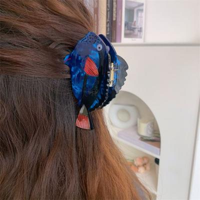 Goldfish Acetate Ocean Animal Hair Claw Colorful Large Marine Life Fish Hair Clip Shark Clip Korean Style Headwear