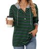 Women Autumn Winter Striped Pullover Long Sleeves Hoodies Contrasting Splicing Hooded Loose Sweatshirt fo… More