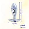 Metal Anal Plug P-Spot Stimulator - Prostate Massager Butt Plug Wearable Sex Toy for Men & Women