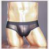 Low Rise Briefs Transparent Mesh Underwear Men Sexy Ultra Thin Knickers Bulge Pouch Underpants See Through Ice Silk Lingerie