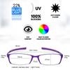 Glasses specially designed to protect against harmful rays from and blue light cut fashion glasses [KLESIA] smartphones, PCs, IPADs, glasses, (blue)