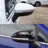 Sport Horn Look Black Rearview Mirror Cover Side Mirror Cap Accessories for Volkswagen VW Golf 8 MK8 VIII 8R R GTI GTE GTD 20-25