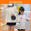 Stylish Mini Pu Leather Children's Crossbody Bag For Girls With Chain Strap And Chic Design