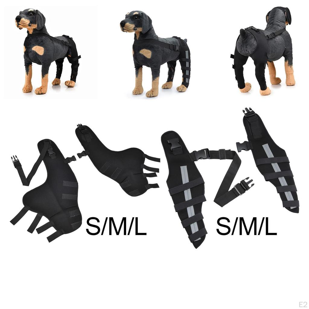 Pet Dogs Hind Legs Knee Brace Protective Protector for Doggy Supplies