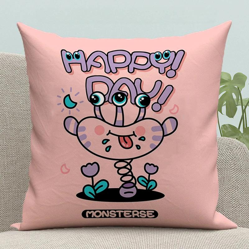 

Наволочки Маленькие монстры Чехол для подушки 45*45 Декоративные наволочки для подушек 45x45 Наволочка 40x40 Подушки Чехлы для диванов 45x45cm