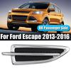 1Pc Side Fender Chrome Emblem Moulding Fender Trim Accessories For Ford Escape 2013-2016