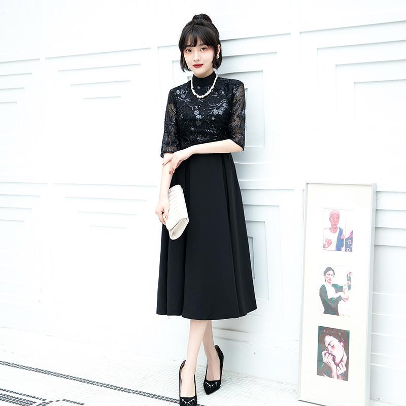 Evening Dress, Skirt Temperament, New Models, Usually Can Wear Small Dresses, Fairy Style, Simple and Generous, Long Styles Look Thin