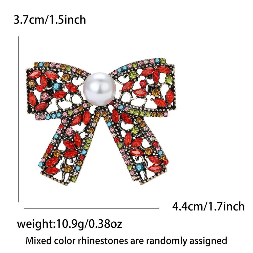 Vintage Pearls Brooches Rhinestone Decoration Brooches Waist Fastening Pins  Women Dress Decoration
