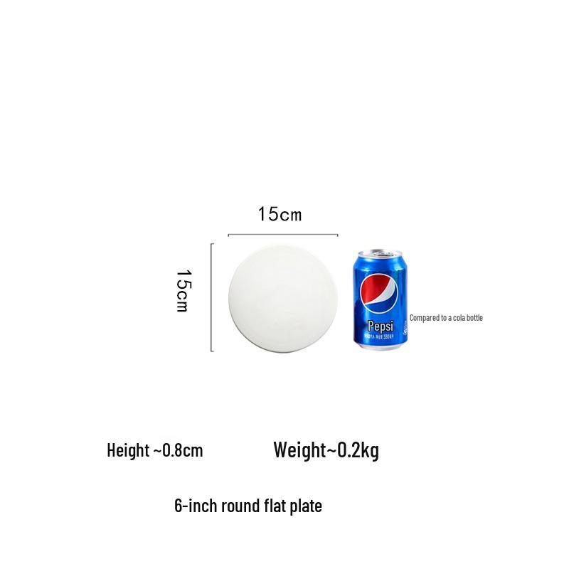 Ceramic Rectangular White Dessert Plate - Ideal for Cake, Sushi, Snacks, or Steak.