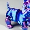 Figurka Buldoga Drukowana 3D Z Ruchomymi Stawami Figurka Psa Model Szczeniaka z Artykulacją Zabawka Fidget Dekoracja na Półkę Domową Biurową Ozdoba