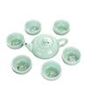 Dehua ceramic celadon dragon pot tea set, tea set set, souvenir, personal gifts can be printed in Chinese style