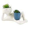 Creative Flowerpot Succulent Planter Flower Pot Cute Face Plant Pot Small Succulent Planter For Small Decorative Houseplants