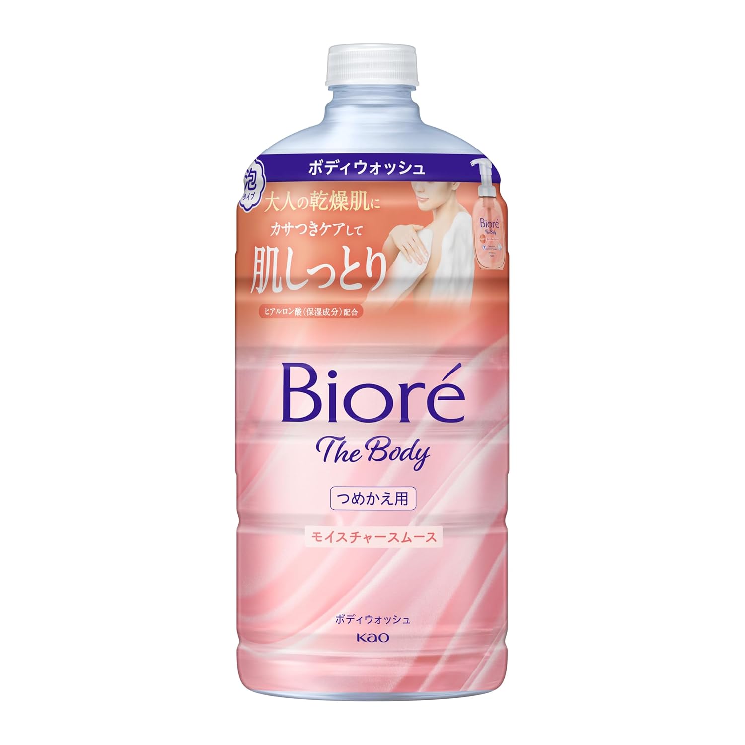 Biore Body Foam Type Moisture Smooth Refill 740ml Soap Wash