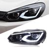 Para tylnych świateł samochodowych do Volkswagena VW Golfa 7 mk7 Golfa 7.5 mk7.5 2013 2014 - 2020 LED Hamulec Płynąca Woda Migotanie