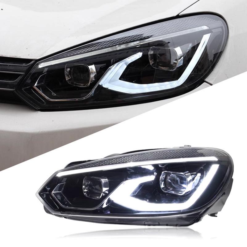 Para tylnych świateł samochodowych do Volkswagena VW Golfa 7 mk7 Golfa 7.5 mk7.5 2013 2014 - 2020 LED Hamulec Płynąca Woda Migotanie