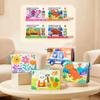 Handmade 3D Stereoscopic Sticker Educational Toys Animals Sticker Book  Children's Day