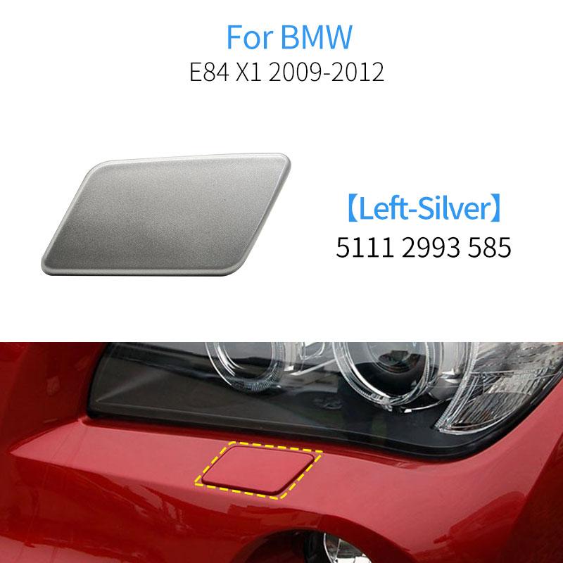 For BMW E84 Car Front Bumper Headlight Washer Spray Cover Cap Accessory Replacemente For BMW X1 2008-2012 51112993586
