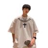 New Short Sleeved T-Shirt For Men In Summer, Korean Style Trend, Simple Half Sleeved Top, Hong Kong Style Loose Casual Brand T-Shirt