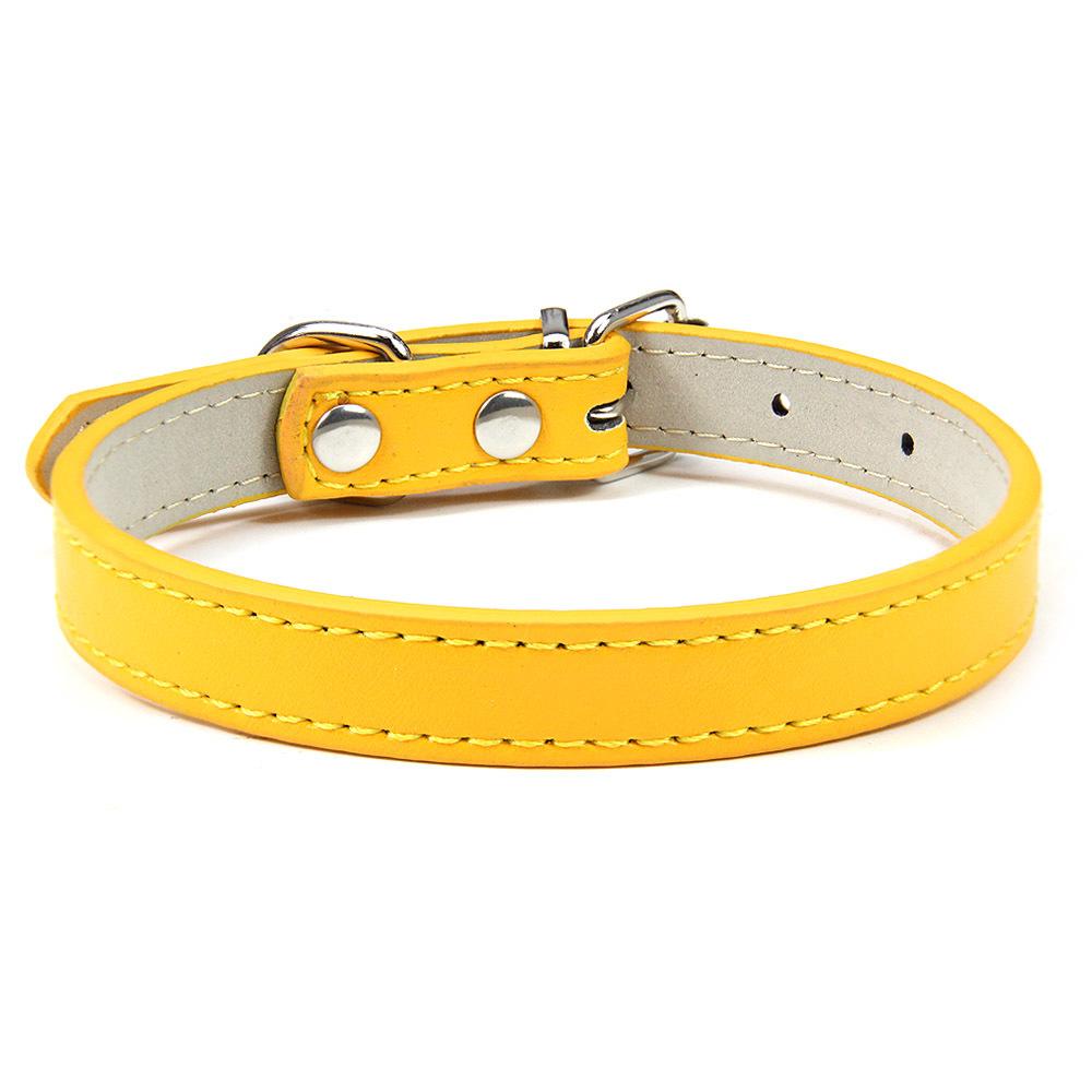 Strictly selected PU leather collar small and medium dog collar 2024 pet collar accessories cat collar