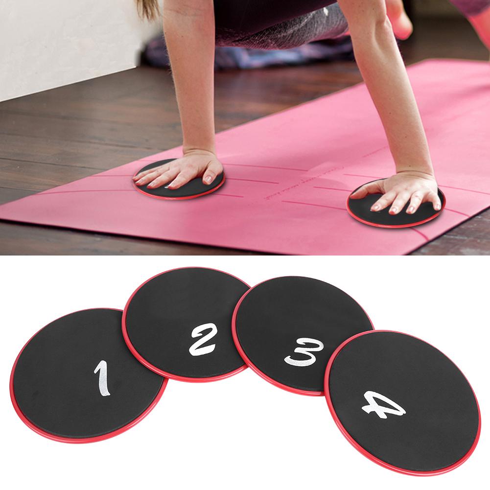 4Pcs Set Fitness Gliding Discs Coordinate Capability Training Balancing Slider Plate