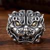 Retro Pixiu Unicorn Ring Men's Domineering Mythical Beast Open Ring