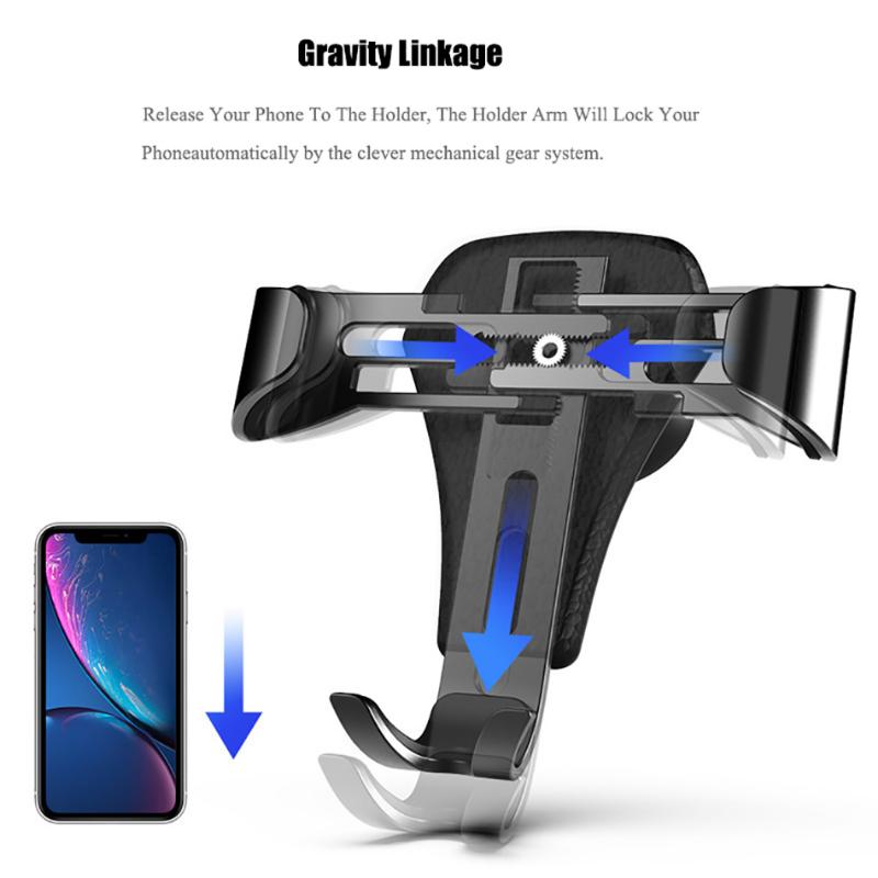 Univerzální gravitační držák na telefon do auta Držák na mobilní telefon Držák na mobilní telefon Držák na mobil pro iPhone pro Samsung