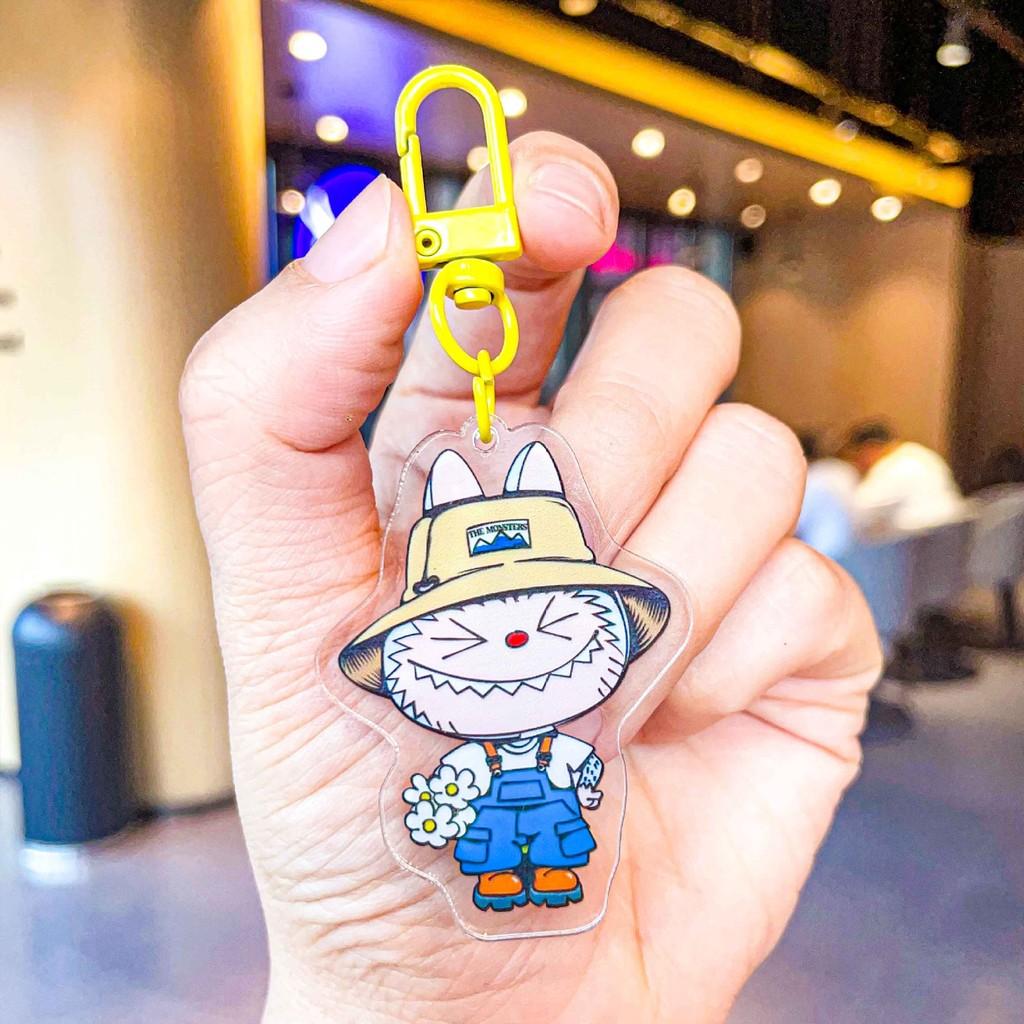 Adorable Labubu Acrylic Keychain Cute Cartoon Sheep Design Perfect Gift Accessory