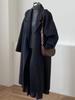 Petite-Friendly Hepburn Style Wool Coat - Mid-Length Women's Overcoat for Autumn/Winter 2025, New Korean Style