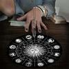 Metaphysical Message Board Mat Witchcraft Fortune Telling Altar Board Divinations Pendulum Board Round Dowsing Board