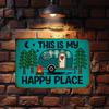 Vintage Metal Tin Sign Wall Art for Home Cafe Decor