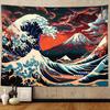 The Great Wave Tapestry Classic Vibrant and Stunningly Detailed Wall Art for a Traditional Decor Statement