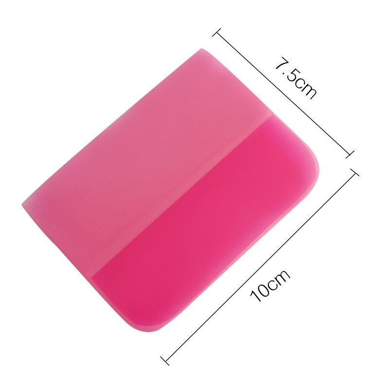 Pink Invisible Car Film Soft Ox Tendon Scraper for PPF and Color Change Applications