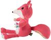 GiGi Plush Red Knitted Stuffed Perfect for and as a Friend or Sleeping Perfect as a Product Hi-Cube Fox, Large, Animal, Babies, Kids, companion.
