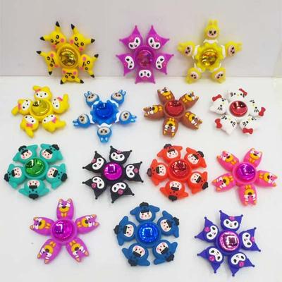 Creative Cute Princess Cartoon Top Toy Children Boy Gift Rotating Fingertip Top Decompression Toy