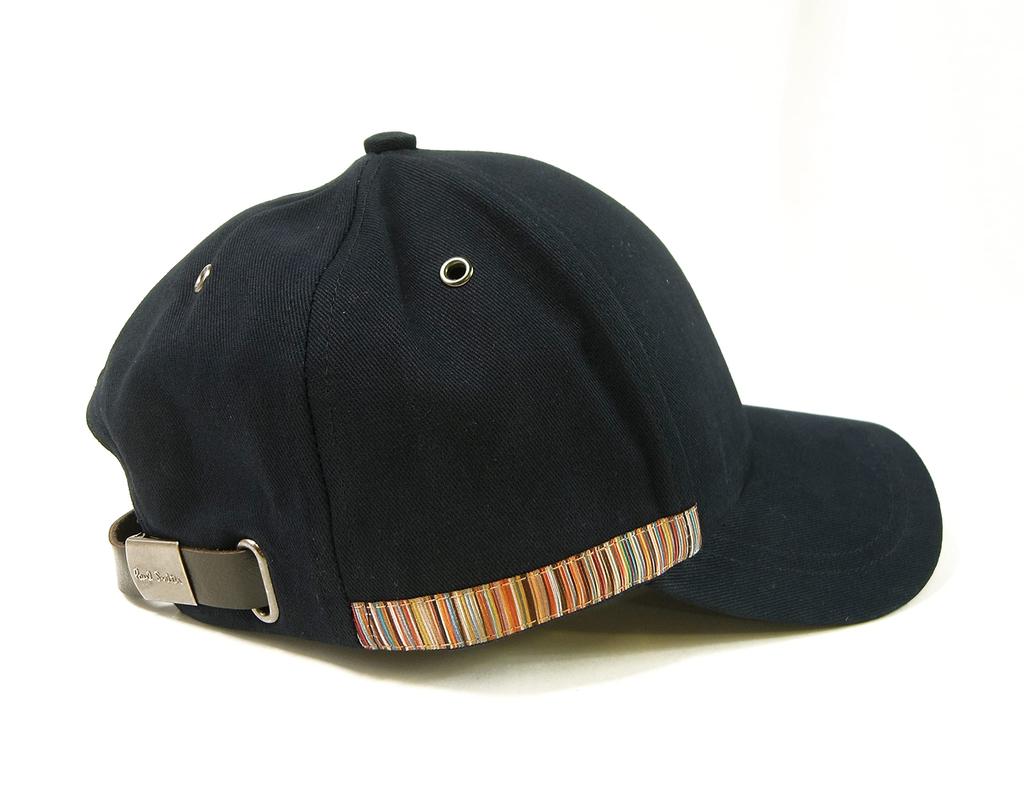 Paul Smith Cap with Trim Signature Men's Baseball/Golf Stripe, Navy, PA-1339 [Used]