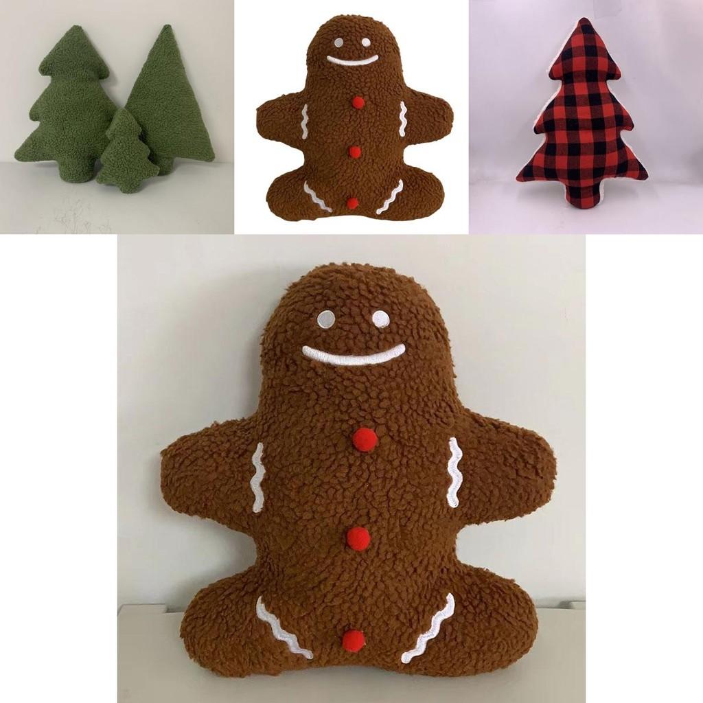 New Christmas Plush Tree Pillow Green Diamond Tree Design 30*21cm 110g