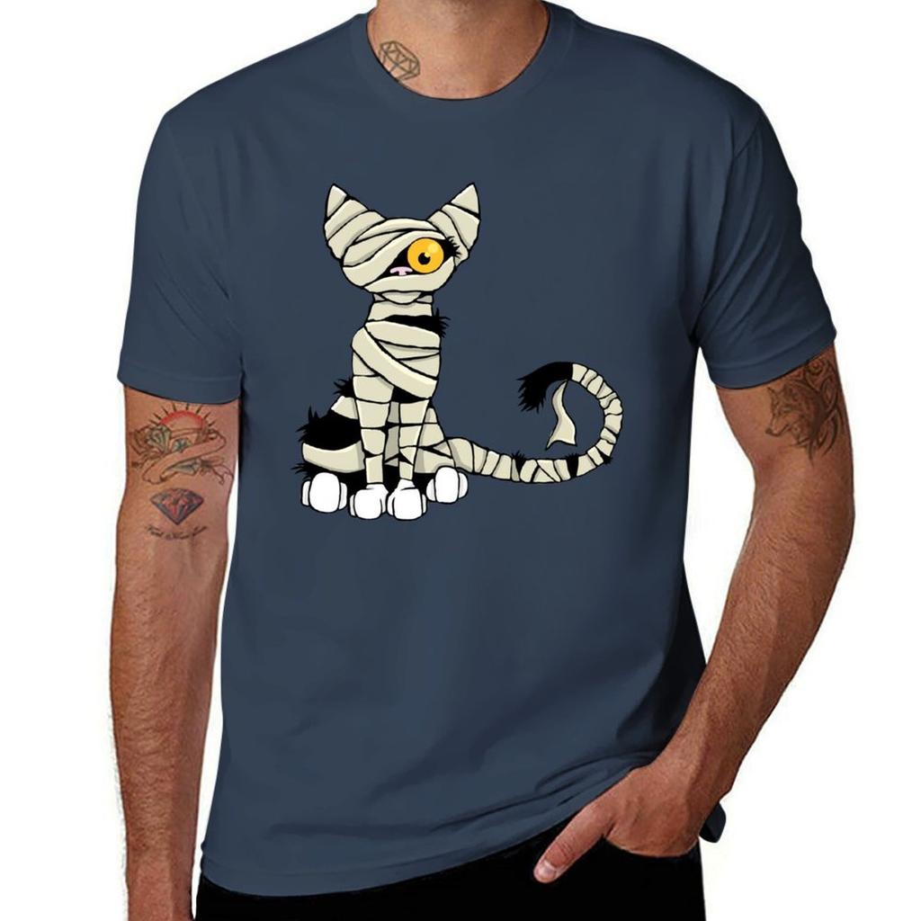 Mummy Cat TShirt Halloween Theme TShirt